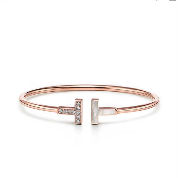 

luxury t womens jewelry bracelet designer men luxurys women bracelets designers mens fashion elegant classic jewellery283t, Black