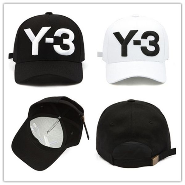 

new y-3 dad hat big bold embroidered logo baseball cap adjustable strapback hats y3 bone snapback visor gorras cap2302, Blue;gray