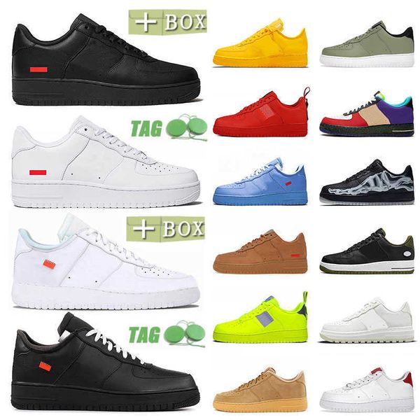 

low flats casual shoes platform sneaker triple white all black utility red olive university gold wheat blue leather with box mens womens