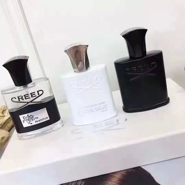 

parfum creed perfume 3 pcs sets aventus tweed silver mountain water fragrance long lasting time cologne