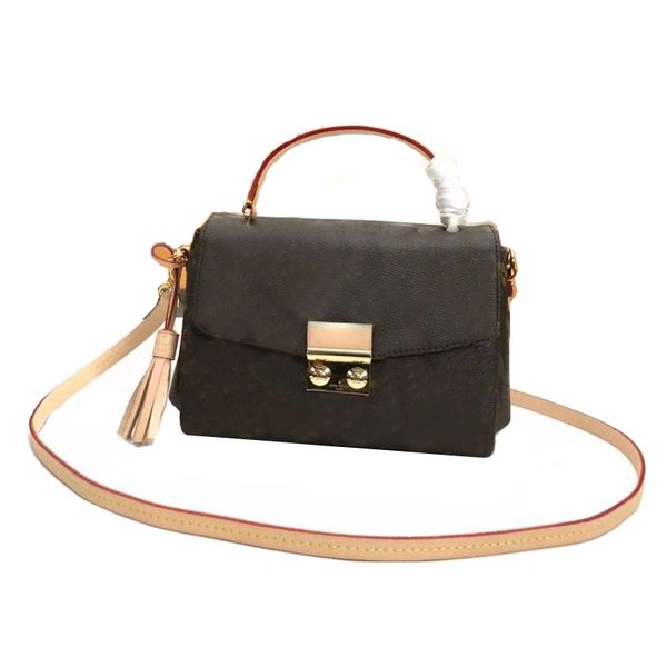 

classic woman designer bag messenger bag purse genuine leather handbags luxurys bag shoulder bag handbag with lock crossbody bags for women, Red;black