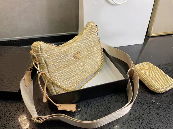 

evening bags sunny straw woven style fashionable and refreshing literary ladies dinner bag 26cm x18cm