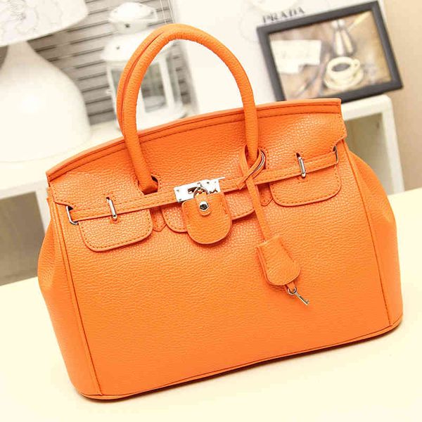 

herme bags bag women's bag 2022 fashion amoi hand lychee pattern large