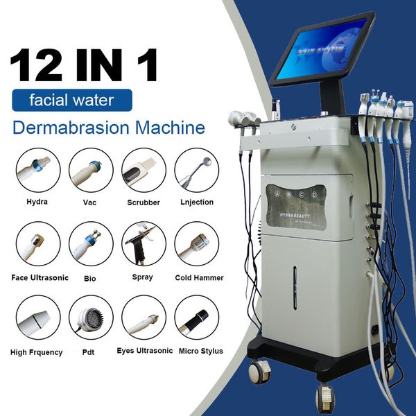 

high end hydra dermabrasion machine diamond peel skin cleasing face care anti aging 100kpa hydro microdermabrasion