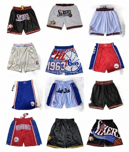 

basketball shorts philadelphia''76ers''jersey throwback short n8ix#, Black