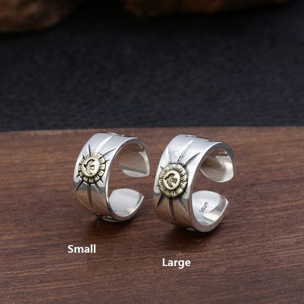 

925 sterling silver adjustable band rings two tones eagle feather with stones simple antique vintage handmade designer luxury jewelry access