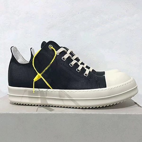 

casual women's boots designer woman rick canvas shoes men women high owen mens trainers sports sneakers size, Black