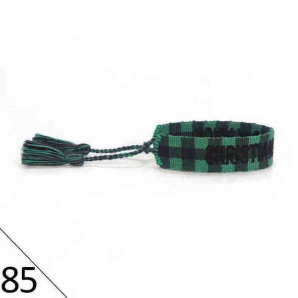 

woven designer friendship bracelet luxury brand for women leopard printed rope bracelets embroidery braided with tassel bangle men jewelry c, Golden;silver