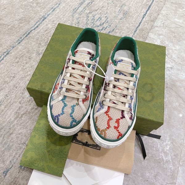 

dress shoes designer g family colorful embroidered canvas shoes color matching board small white, Black