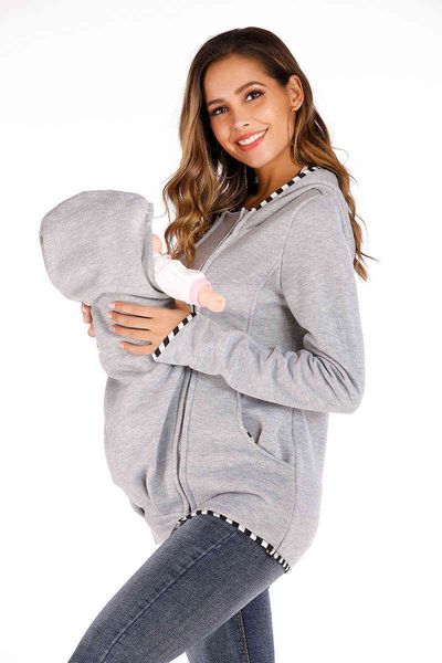 

sleep lounge & long sleeves maternity warm cotton clothes j220823, White