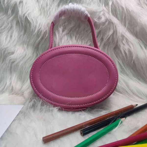 

shoulder bags brand ce triumphal arch portable moon women 2022 spring new fashion pink pig nose mini round cake bag