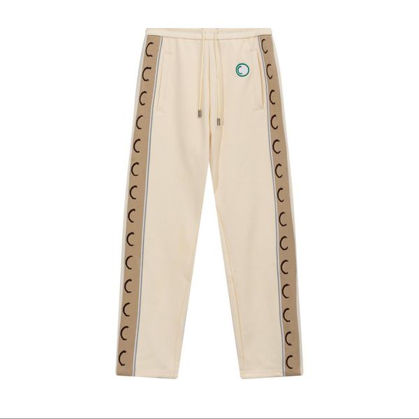 

mens pants letter print casual men women tracksuits joggers pant fashion hip hop elastic waist trousers, Black