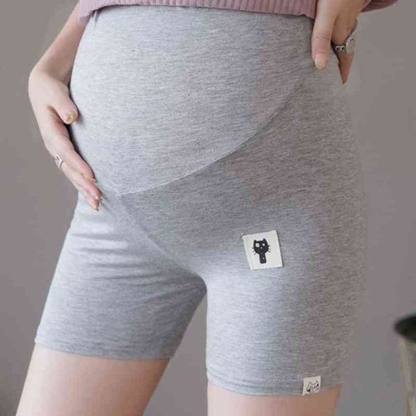 

sleep lounge & pregnant modal outfit cat shorts maternity j220823, White