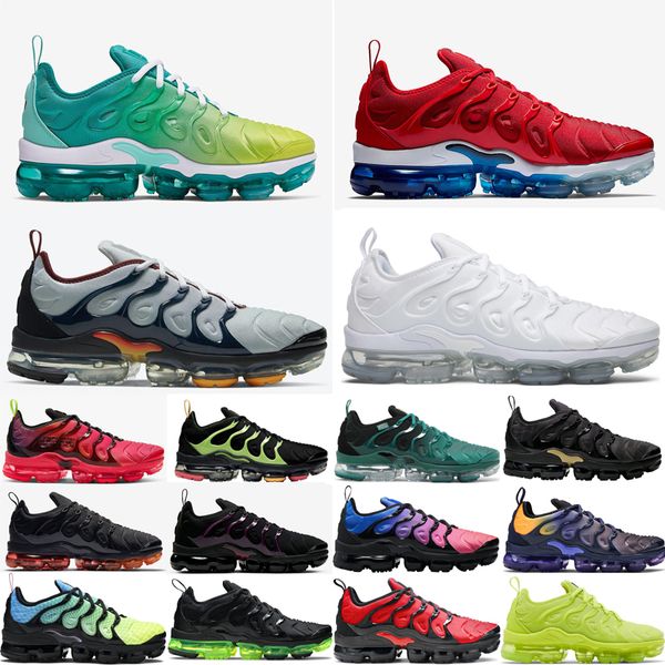 

sneakers tn plus running shoes mens womens trainer outdoor sport fashion triple black white hyper blue club crater size 36-47