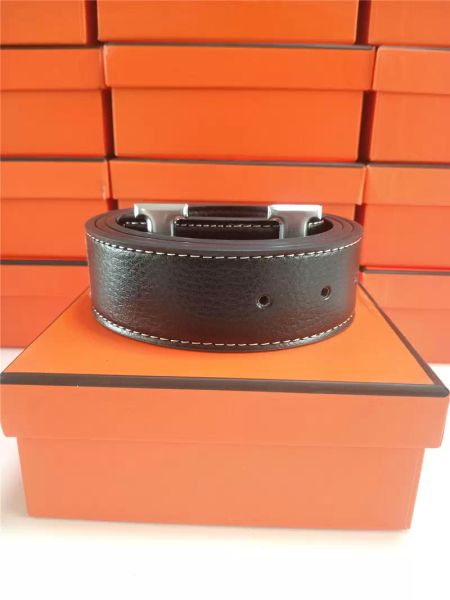 

fashion men belt designer luxury business smooth buckle mens belts for belt with box wia prx, Black;brown