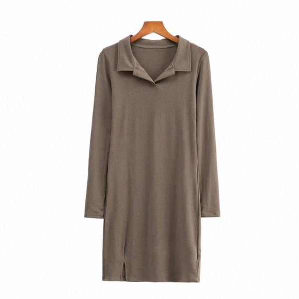 

casual dresses summer dress streetwear women vintage mini ladies elegant long sleeve brown black shirts designer r0dd#, Black;gray