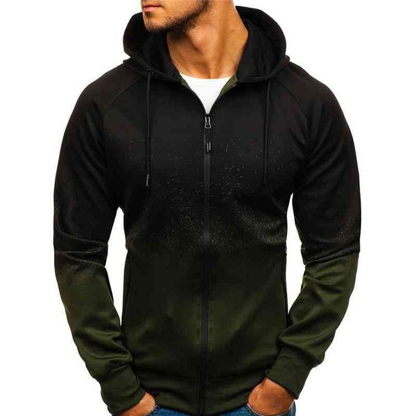 

men's clothing hoodies sweatshirts mens hoodie hoody crewneck sweatshirt men homme man street wear outdoor printed gradient casual, Black