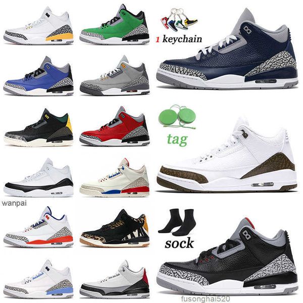 

shoes 2021 fashion jumpman iii mens womens basketball shoes midnight navy mocha black cement tinker laser orange cool grey fragment fire red