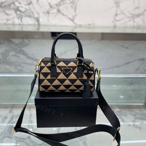 

designer speedy bags women shoulder bags mini travel bag coated canvas totes weave boston satchel metal padlock crobody beach handbag
