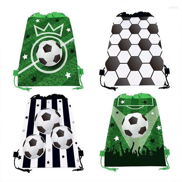 

sjb shopping bags football theme parti gift sports party giveaway drawstring pockets happy boys soccer birthday decor