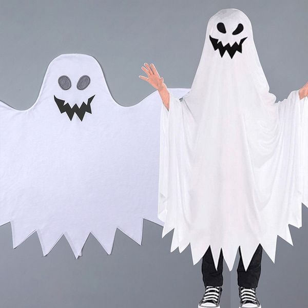 

special occasions 1pc halloween costume for toddler kid ghost hooded cloak funny pattern cover long boys girls festival clothes 220914, Blue