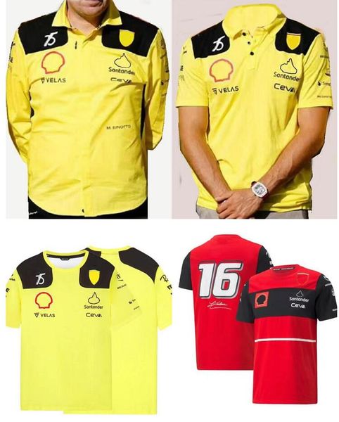 

f1 racing polo shirt 2022 summer team shirt same style customization