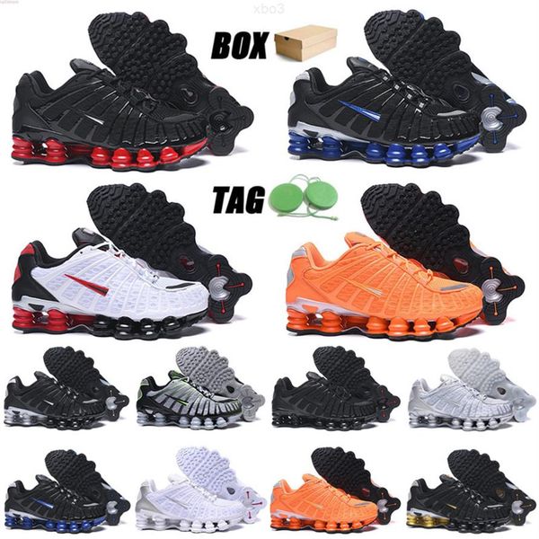 

nice 2022 tl shox men shoes des chaussures outdoor trainers enigma triple black white silver speed red mens women sports sneakers276e