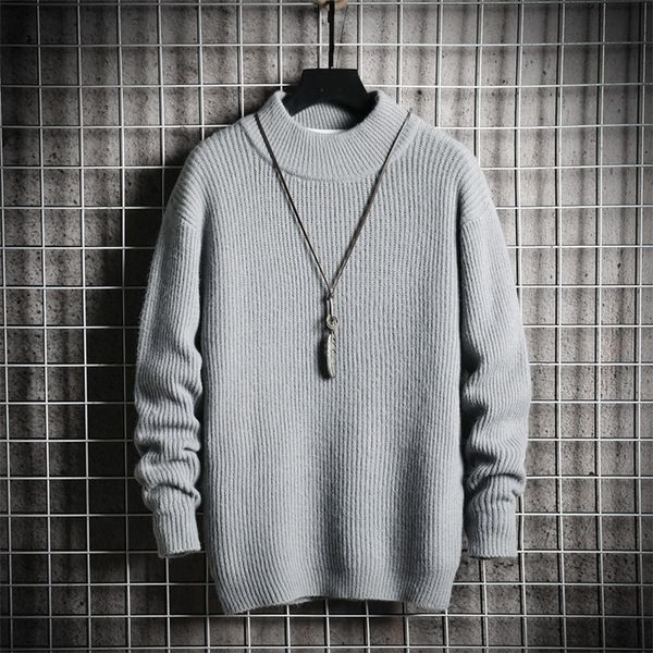 

mens sweaters mens winter sweater turtleneck long sleeve sweater knit solid sweatshirt warm bottoming sweater winter coat 220914, White;black