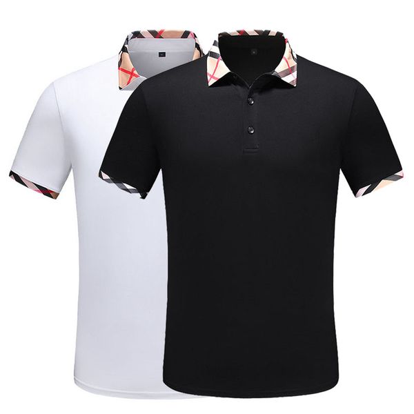 

2022 designer brand mens polos t shirts summer casual classic embroidery pattern short sleeves pure cotton t-shirts men's clothing appa, White;black