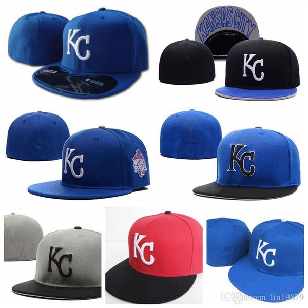 

royals kc letter baseball caps gorras bones mens sports letter fashion outdoors sun hat fitted hats197j, Blue;gray