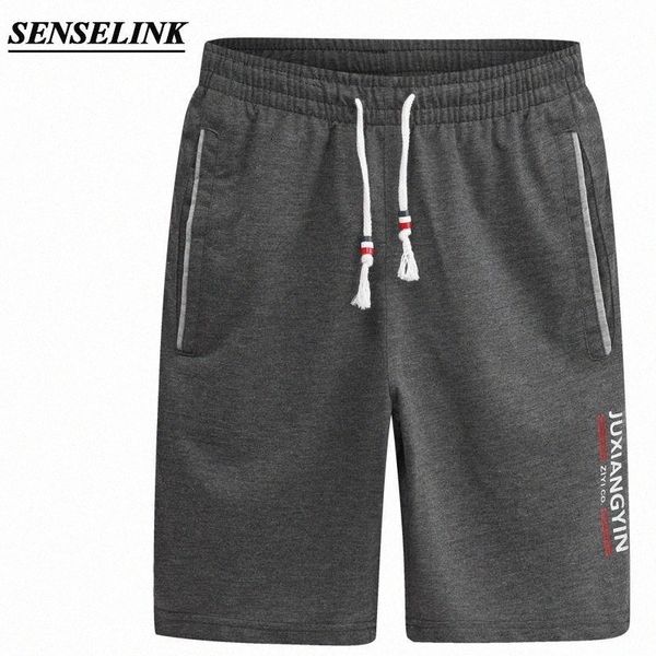 

senselink m-6xl 2021 summer new shorts men's casual loose large size sports beach quick-drying shorts men's r0jg#, White;black