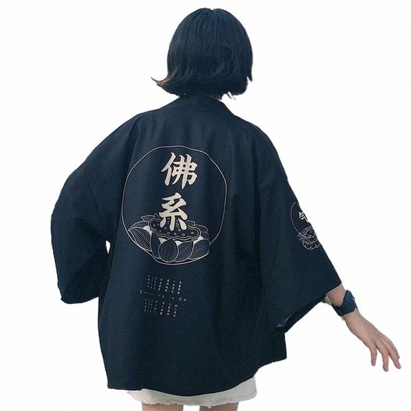 

harajuku kimono cardigan women outerwear summer shirts loose blouse female women's blouses & o81q#, White
