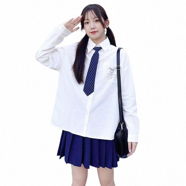 

long sleeve shirt blouse with tie button up white lapel collar for women preppy style streetwear plus size women's blouses & shirts 66