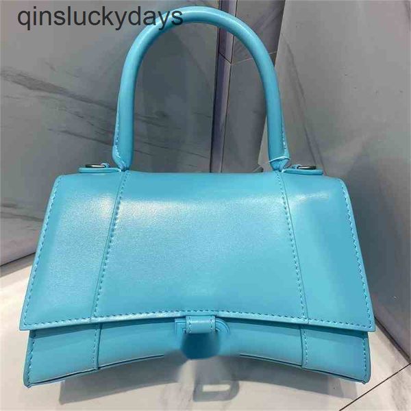 

italy balenciga designer luxury handbag 22 b family hourglass bag minib magnetic buckle leather crocodile patt