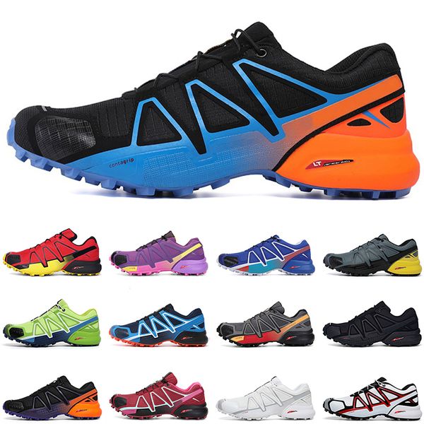 

speed outdoor cross 4 cs athletic running shoes mens womens sports sneakers purple green pink red black white men women trainers jogging