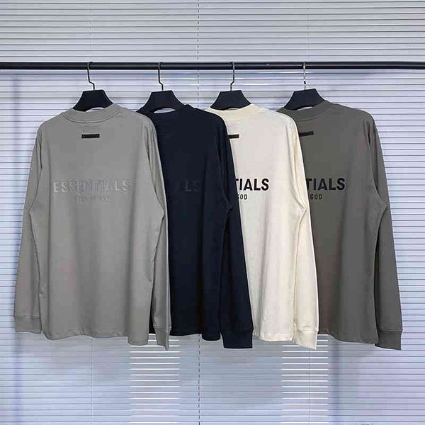 

designer luxury men's hoodies cotton comfortable sweatshirt fog fearr of goddessessentilass double line back letter high street long sl, White;black