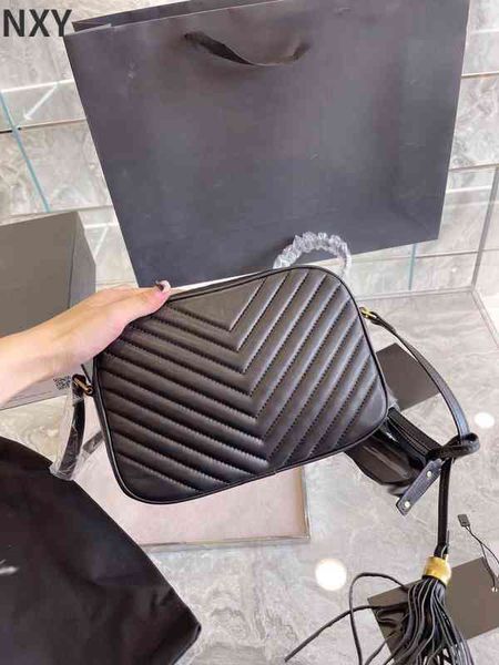 

shoulder bag crossbody leather handbag women designer handbags sheepskin tassel strap fashion messengers bag wallet single camera purses 220