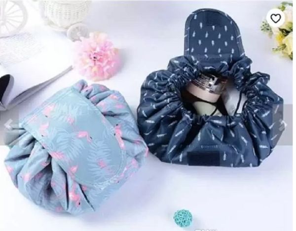 

10 styles drawstring cosmetic bag large capacity travel portable make up pouch makeup 54x 65cm portable