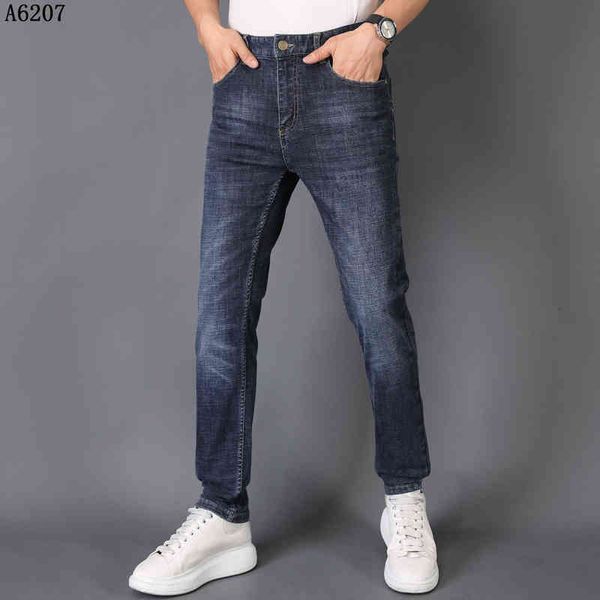 

jeans men's autumn and winter 2022 pants casual denim loose straight fit comfortable versatile1ctq, Blue