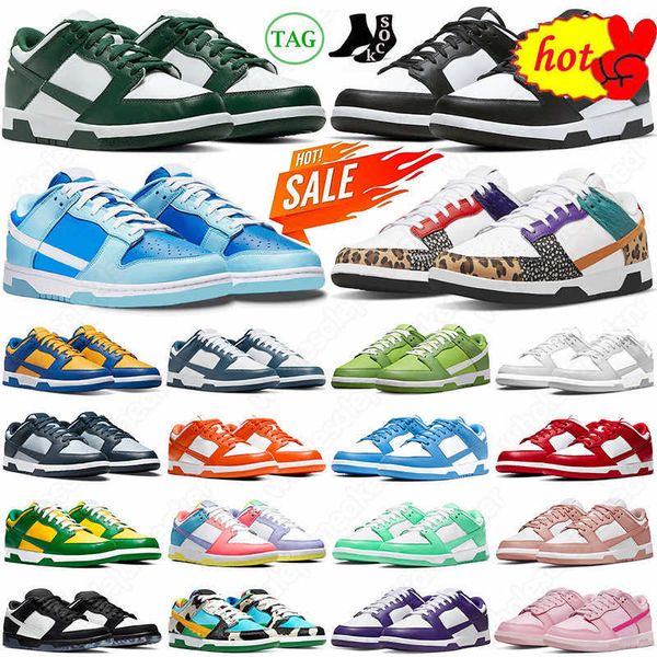

sandals 2022 casual shoes triple pink panda mummy unc team green pandas sb dunks lows men women trainers outdoor sports sneakers dunked, Black