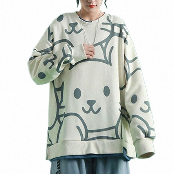 

kpop goth glitter winter print cartoon funny women pullover oversized anime hoodies ropa mujer sweatshirt streetwear sudadera h1k6#, Black