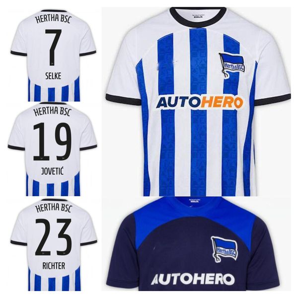 

22 23 soccer jerseys hertha bsc piatek 2023 2022 darida cunha football shirt dilrosun berlin lukebakio duda jersey sets, Black