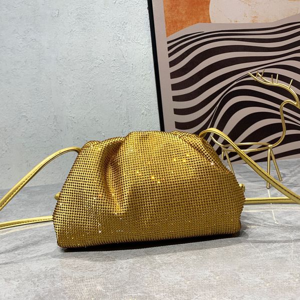 

5a fashion designer bags women handbag solid leather simple makeup banquet luxury hand purse handbags casual tote wallet mini cloud bags new