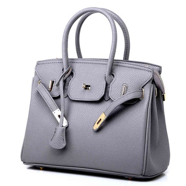 

herme bags guangzhou women's bag 2022 new women's fashion litchi pattern oblique span single shoulder hand