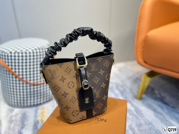 

2-piece bags nano designer ggitys match yslitys viutonitys bucket louiseitys bag lvs nxjjv, Red;black