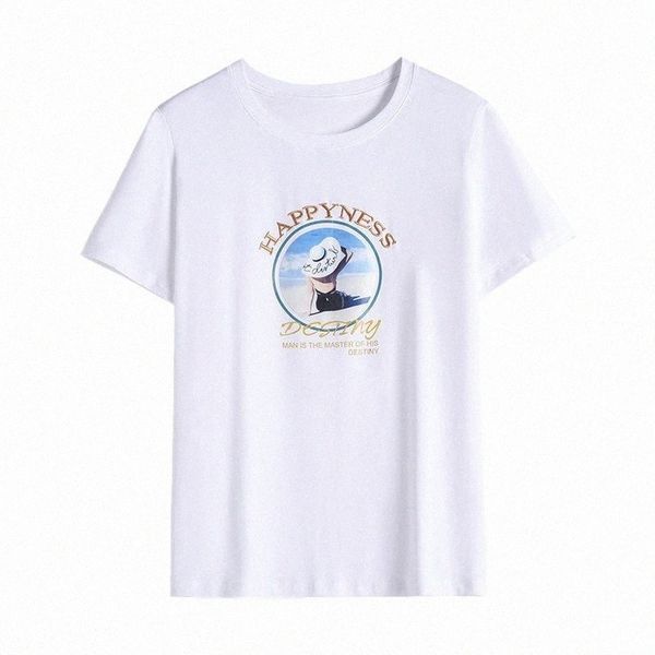 

new women summer punk gunge letter print vintage white bodycon cotton t-shirt female casual short sleeve funny tshirts 01n9#