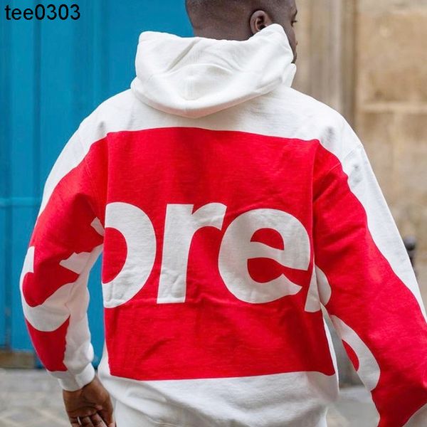 

correct version big hoodie back large print loose plush hoodie 01, Black