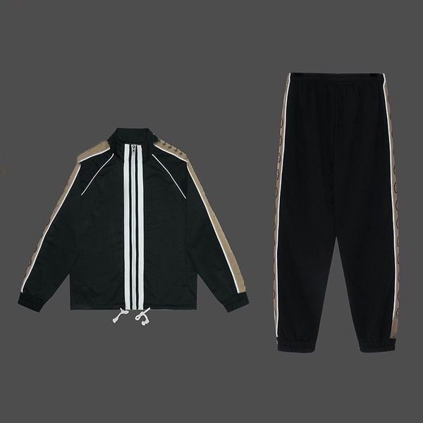 

designer men's/women's hoodie pants cardigan casual sportswear suit men's sweat pants jogging pants 3m reflective knitted, Black
