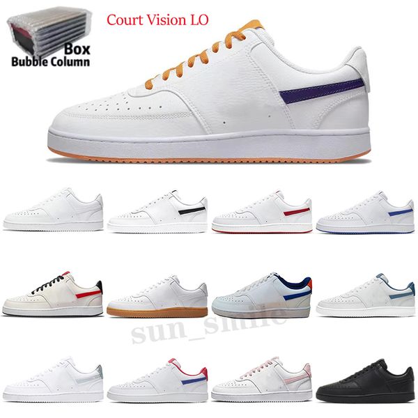 

mens women casual shoes court vision low sneakers designer triple white black game royal navy rose pink sail university red trainers sports