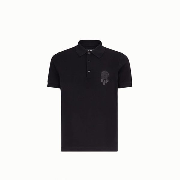 

2022 new mens polo shirts mens letter print golf casual solid colors short sleeves size m-xxxl, Black;brown